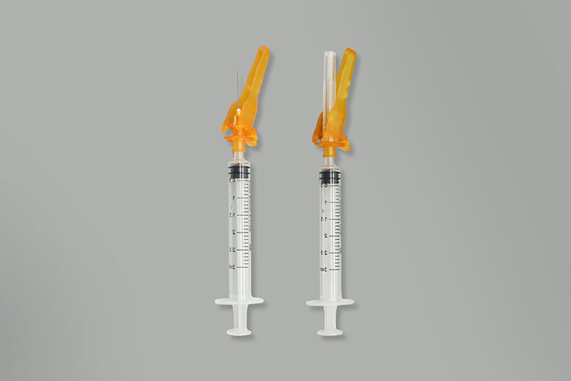 一次性使用無菌防針刺注射器  帶針